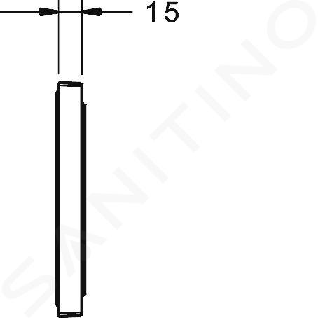 Hansa Bluebox - Extensie ornament 15 mm, pătrat 59914192