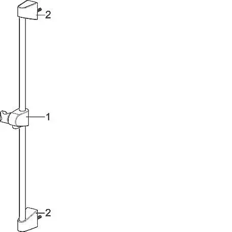 Set Doccia Hansa Basicjet - Barra 650 Mm + Soffione + Lampada 1500 Mm + Portasapone - Cromo - Foto 9