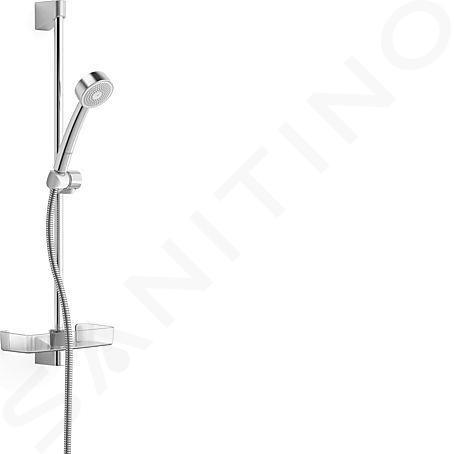 Hansa Basicjet - Zuhanyszett fali rúddal 650 mm, krómozott 44780211