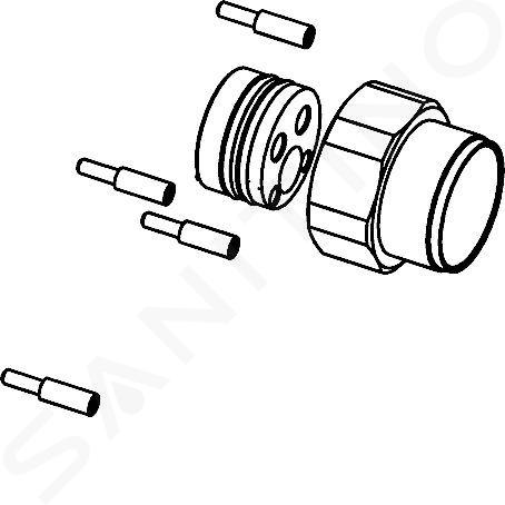 Hansa Matrix - Verlengset 20 mm voor hendelkraan 59913590