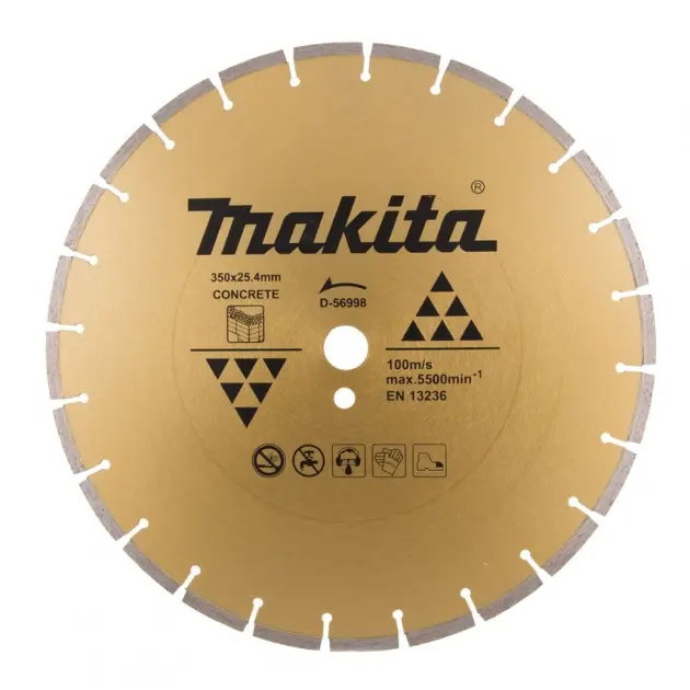 Levně Makita Příslušenství - Diamantový řezný kotouč na beton 350x25,4 mm D-56998