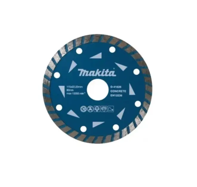 Levně Makita Příslušenství - Sada diamantových řezných kotoučů na beton 115x22,23 mm, 10 ks D-61151-10