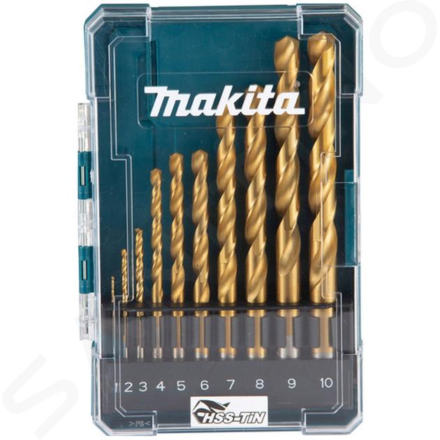 Makita Tartozékok - 10 részes fém fúrószár készlet D-72849