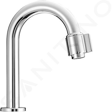 Hansa Nova - Grifo de lavabo de pie, agua fría o premezclada, cromo 00918101