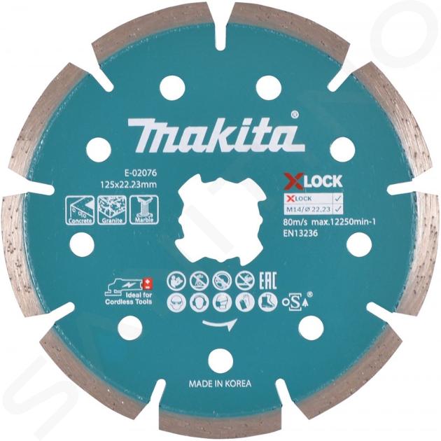 Makita Príslušenstvo - Diamantový rezný kotúč 125x22,23 mm E-02076