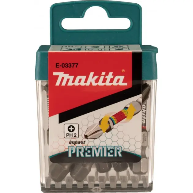 Levně Makita Příslušenství - Sada bitů PH2, 10 ks E-03377