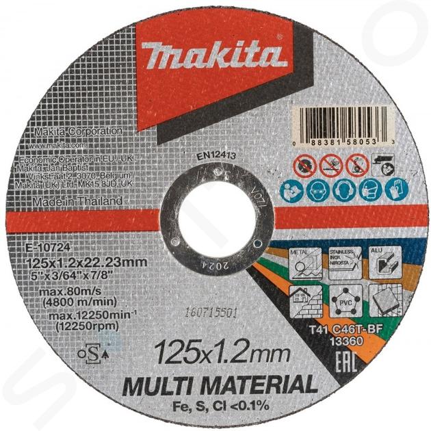 Makita Príslušenstvo - Rezný kotúč 125x22,23 mm E-10724