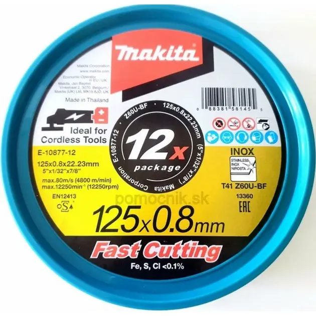 Disque Diamant Makita B-12778 - 125 X 22,23/20 Mm - Béton - Pierre
