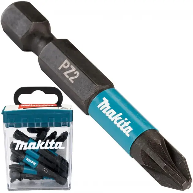 Makita Tartozékok - Torziós bitkészlet PZ2, 10 db E-12413