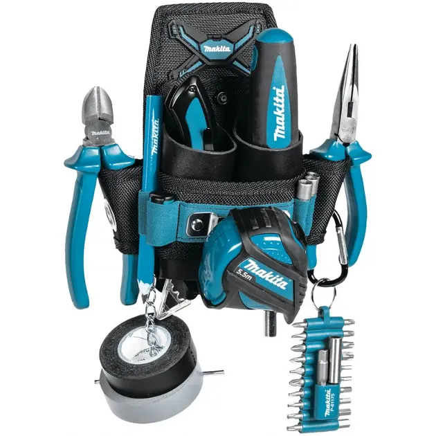 Schwerlast-Ledergürtel Makita E-15693 mit Gürtelschlaufe | AT