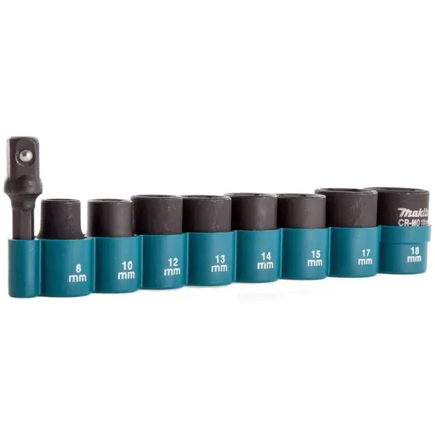 Makita Tartozékok - 9 darabos dugókulcskészlet E-16639