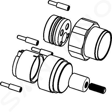 Hansa Matrix - Prodlužovací souprava 20 mm pro pákovou baterii 59913591