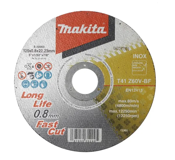 Makita - Tarcza tnąca do stali nierdzewnej 125x22,23 mm E-22953