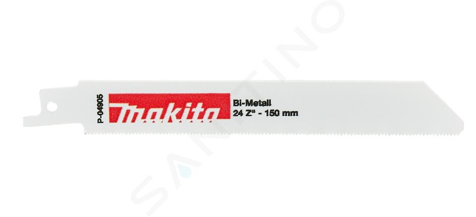 Makita Tartozékok - Fűrészlap készlet fémhez 24 TPI, hossz 150 mm, 5 db P-04905