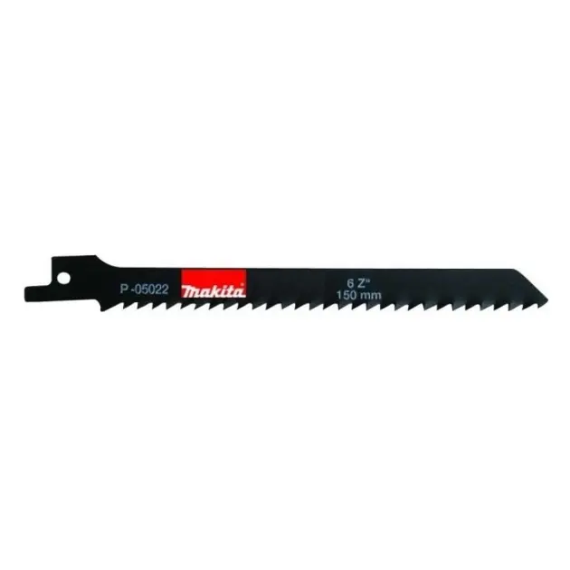 Levně Makita Příslušenství - Sada pilových plátků 6 TPI, délka 150 mm, 5 ks P-05022