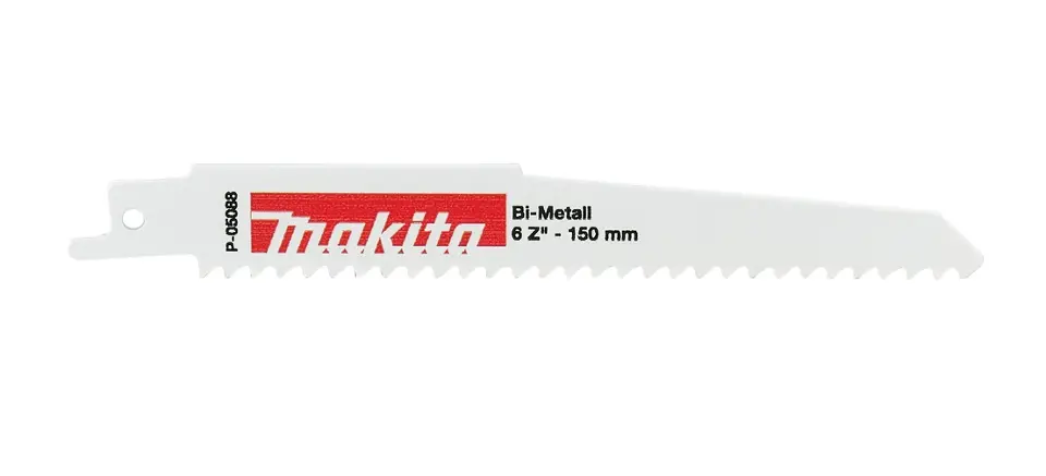 Levně Makita Příslušenství - Sada pilových plátků 6 TPI, délka 150 mm, 5 ks P-05088