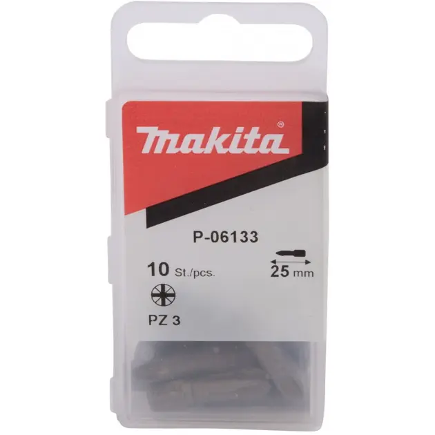 Levně Makita Příslušenství - Sada torzních bitů PZ3, 10 ks P-06133