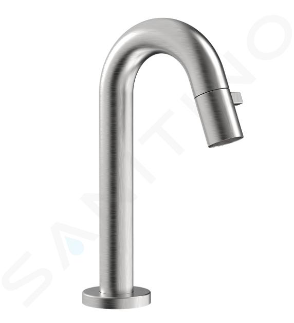 Hansa Nova Style - Rubinetto non miscelatore per lavabo, acciaio inox 5093810196