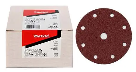 Levně Makita Příslušenství - Brusný papír K100, průměr 150 mm, 50 ks P-37596