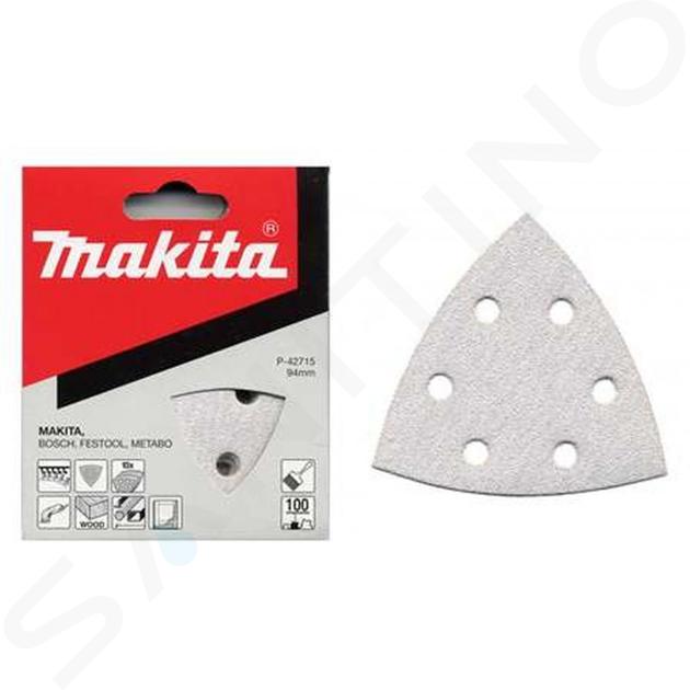 Makita Príslušenstvo - Brúsny papier K60, 94x94 mm, 10 ks P-42690