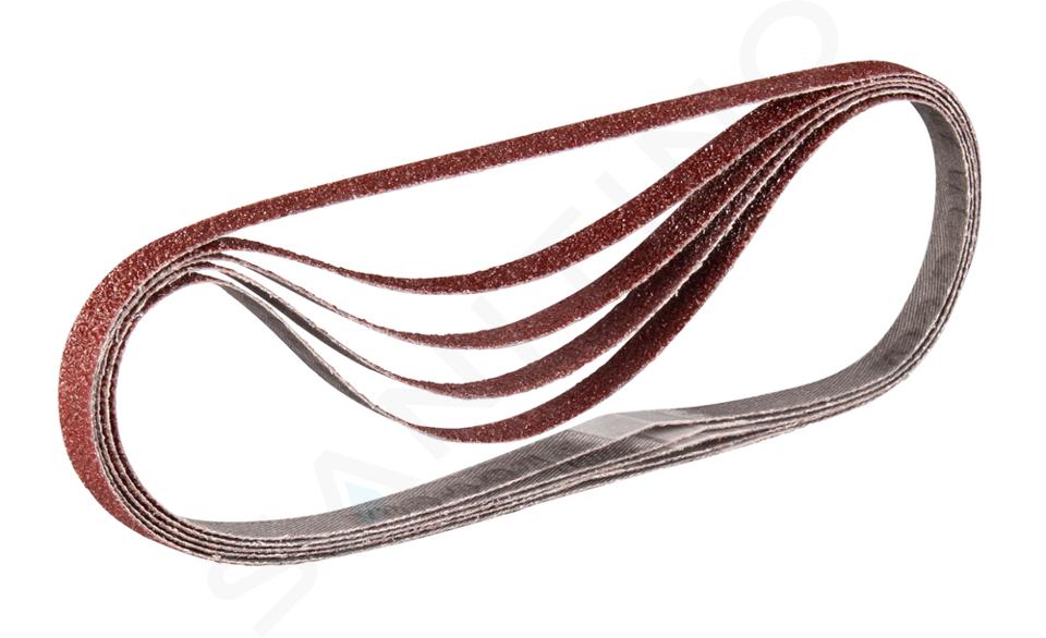 Makita Accessoires - Bande abrasive 9x533 mm, grain 80, 5 pièces P-43278