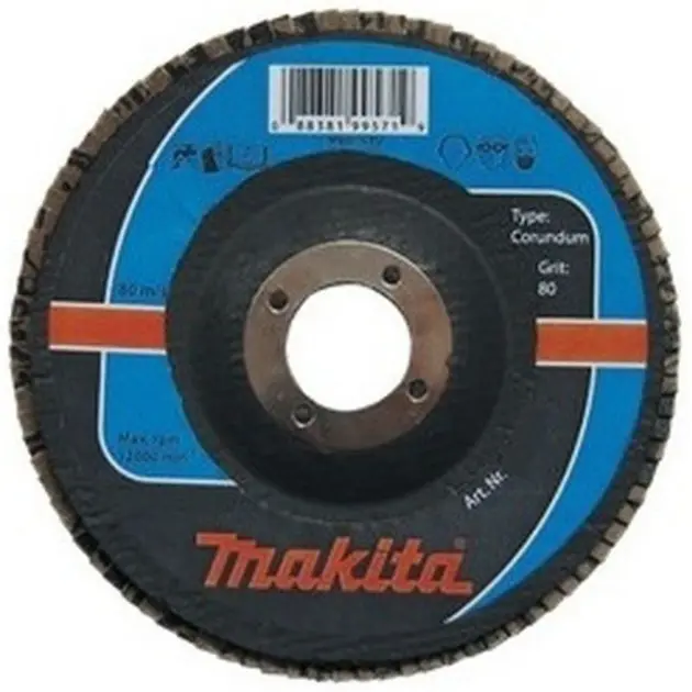 Levně Makita Příslušenství - Lamelový brusný kotouč, P120, průměr 115 mm P-65165