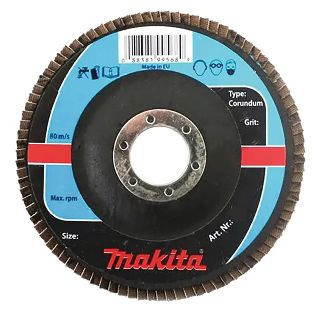 Makita Akcesoria - Ściernica lamelkowa, P60, średnica 125 mm P-65187