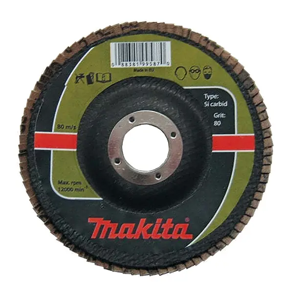 Levně Makita Příslušenství - Lamelový brusný kotouč, P80, průměr 115 mm P-65311