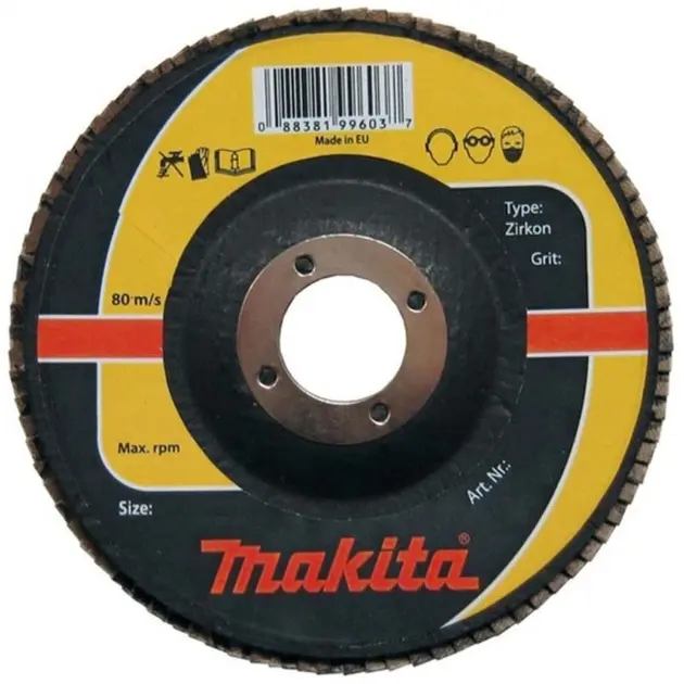 Makita Accesorios - Disco amolador laminado, P60, diámetro 115 mm P ...