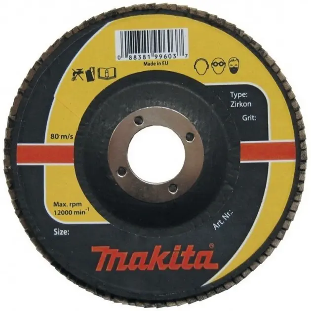 Makita P-37493 – Disco Abrasivo 150 Mm Grana 80 – Multicolore