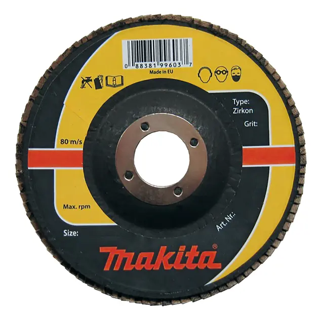 Levně Makita Příslušenství - Lamelový brusný kotouč, P40, průměr 180 mm P-65573