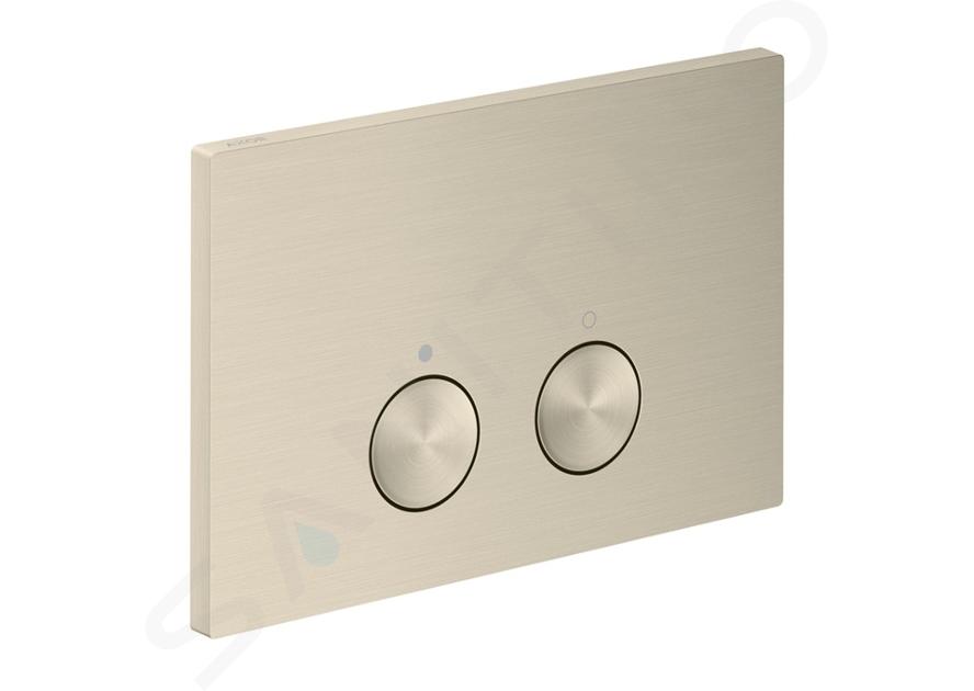 Axor FlushPlate - Ovládanie splachovania, kefovaný nikel 42530820