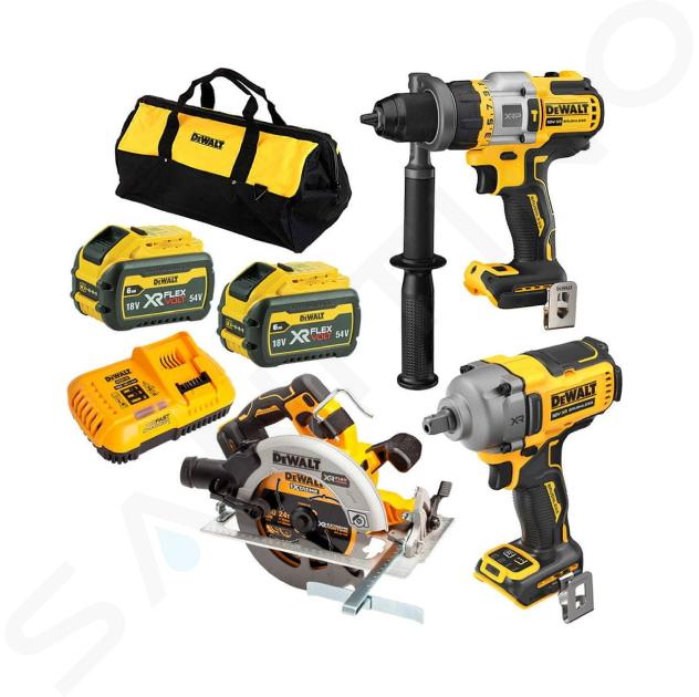 DeWALT Náradie - 7-dielna súprava AKU náradia, batérií a nabíjačky DCK324T2