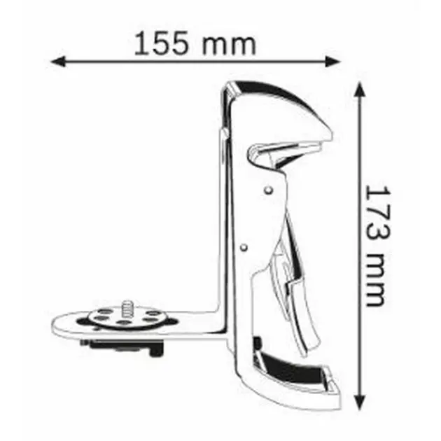 Clip Support Inférieur Pour Dents Rabattables Lave-vaisselle Bosch - Réf. 00632372 (remplace 632372) - 4