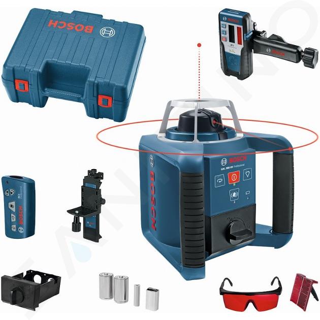 Bosch Accessoires - Laser rotatif, portée 300 m, avec accessoires 0601061504