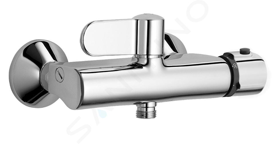 Hansa Tempra - Mitigeur de douche thermostatique, chrome 08240202