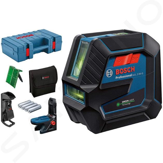 Bosch Accesorii - Laser combinat, rază de acțiune 50 m, cu accesorii 0601066M02