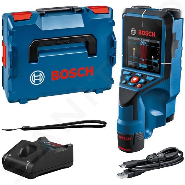 Bosch Príslušenstvo - 12V AKU detektor, 1x aku 2,0 Ah Li-Ion, nabíjačka 0601081601