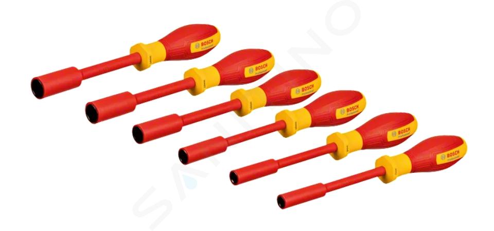 Bosch Narzędzia - 6-częściowy zestaw izolowanych kluczy nasadowych 1600A02NF3