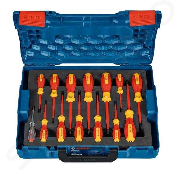 Bosch Outillage - Set de 14 tournevis et testeur isolants 1600A02NF9