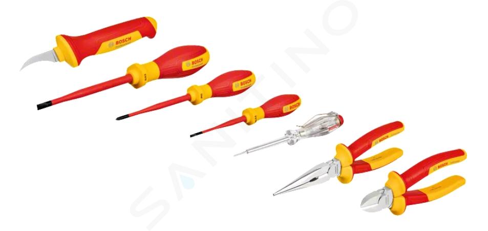 Bosch Outillage - Set de 7 outils à main isolant 1600A02NG3