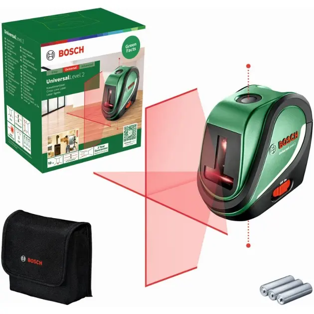 Bosch Příslušenství - Křížový laser, dosah 10 m 0603663802