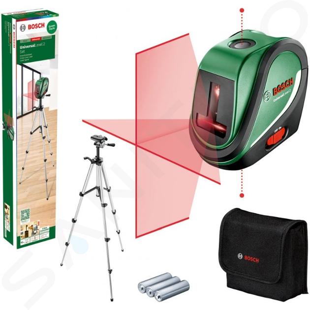 Bosch Accessoires - Gecombineerde laser, bereik 10 m, met statief en accessoires 0603663803