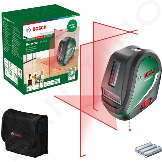 Bosch Príslušenstvo - Krížový laser, dosah 10 m 0603663904