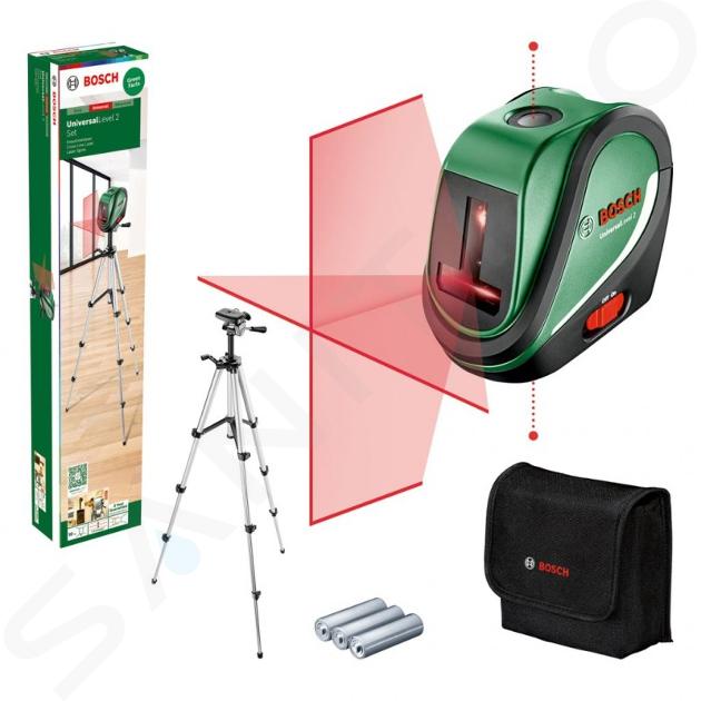 Bosch Accesorii - Nivelă laser, rază de acțiune 10 m, cu trepied 0603663905