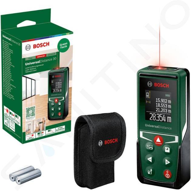 Bosch Accessoires - Télémètre laser, portée 30 m 0603672503