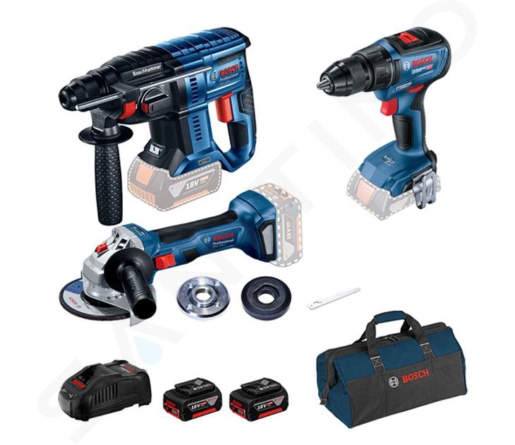 BOSCH GBH 180-LI + GSR 18V-50 + GWS 180-LI 0.615.990.M32