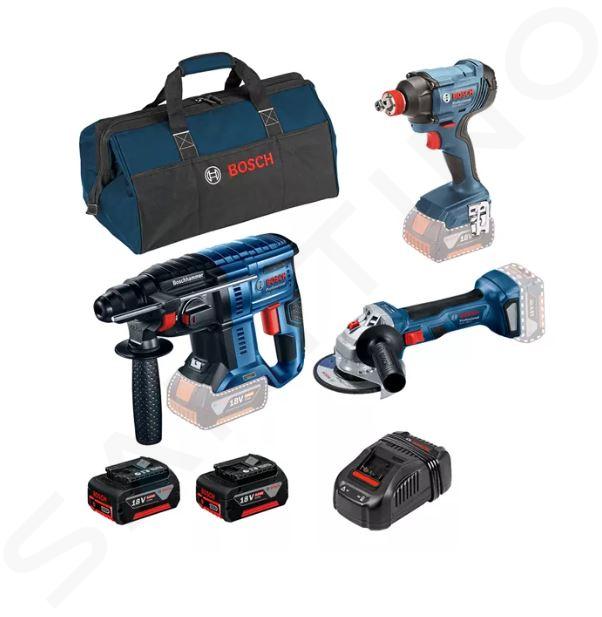 Bosch Gereedschap - 7-delige set ACCU-gereedschap, accu's en lader 0615990M5G