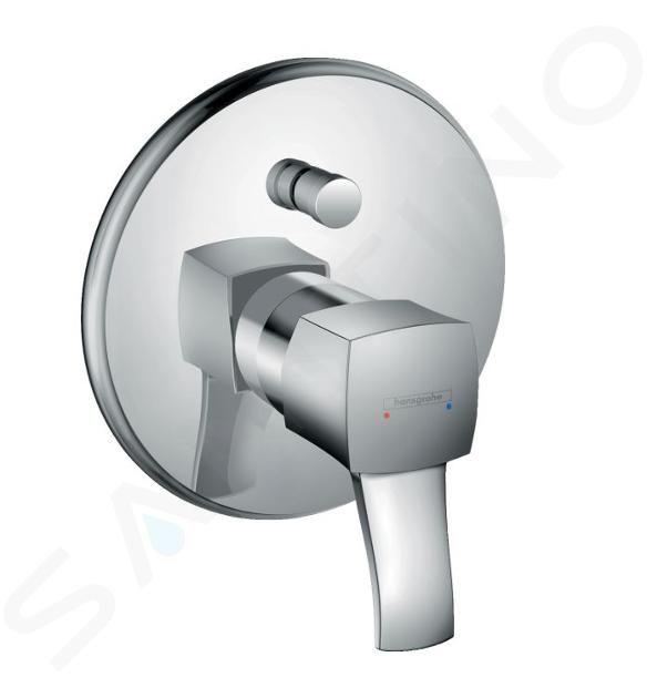 Hansgrohe Metropol Classic - Miscelatore monocomando ad incasso per vasca da bagno, cromato 31345000