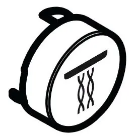 Hansgrohe Tartozékok - Push Button Whirl, fekete 92575610